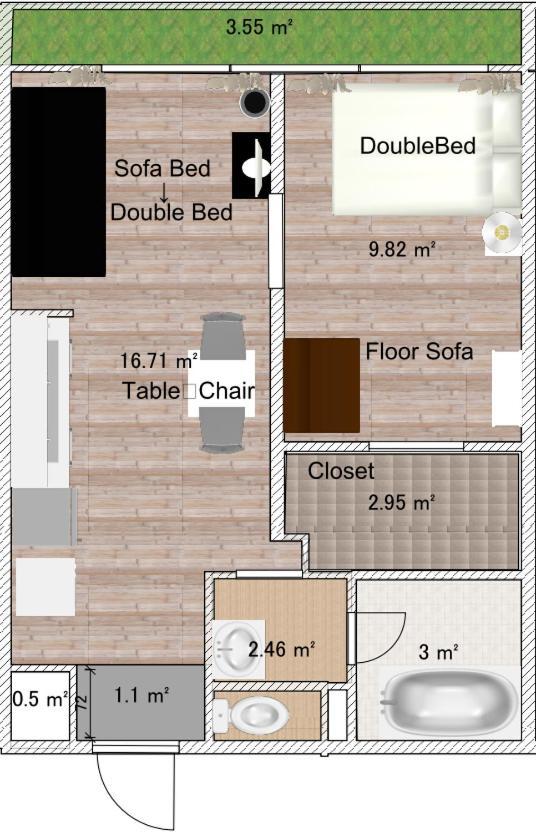 Apartmán 板橋 Rcアネックス Rc202 Prefektura Tokio Exteriér fotografie